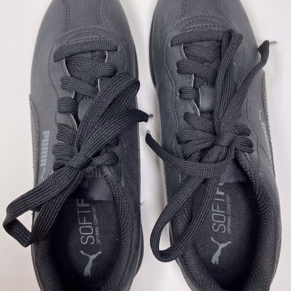 PUMA Youth Sneakers Size 4, Black, Model 366773 04 - Picture 1 of 9